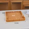 Cesta de fruta tejida de imitación de ratán tejida a mano cesta de almacenamiento de snacks para supermercado marco para frutas y verduras cesta de pan bandeja rectangular