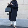 Ropa Femenina Popular de Exportación de Alta Calidad, Nuevo Abrigo Otoño e Invierno 2026, Estilo Elegante para Commuter, Color Sólido, Versión Coreana, Corte Recto Holgado