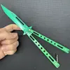 Cuchillo de práctica de mariposa para periféricos de csgo cuchillo de entrenamiento para la mano cuchillo de swing cuchillo de hoja sin abrir cuchillo ornamental cuchillo de práctica plegable para principiantes