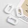 20*30mm Fivela de Corrente para Celular em Acrílico Anel Aberto de Plástico Acessórios Pingente Acessórios para Joias DIY Corrente para Pendurar