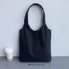 Bolsa de Lona de Cor Sólida, Bolsa de Lona Pintada à Mão, Bolsa de Ombro, Pode ser Impressa com Logotipo, Bolsa Branca para Empresa