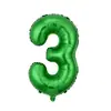 Globos Digitales de 32 pulgadas Empacados Individualmente, Decoraciones de Cumpleaños Versión Americana, Globos Decorativos Flotantes de Papel de Aluminio con Helio