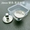 Precio de Fábrica Venta Directa Hebilla para Cortina Correa Hebilla Botón de Fijación Sin Clavos Fácil de Quitar Talla Grande 25 mm 100 Piezas