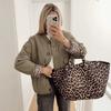 Abrigo de algodón acolchado informal de moda callejera para mujer, otoño e invierno 2024, nueva ropa transfronteriza europea y americana, w063 9143