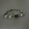 Relógio Feminino de Quartzo Estilo Pulseira de Pérola de Luxo Leve, Relógio de Quartzo Pequeno Mostrador Prata-Branco, Vendedor Quente Transfronteiriço