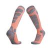 Calcetines de Lana Profesionales Deportivos Hechos a Medida Transfronterizos para Esquí para Mujeres, Tubo Largo, Cálidos y Cómodos, Calcetines para Senderismo en Nieve y Montañismo al Aire Libre