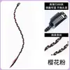 Xuchang Peluca Clip Único Chica Atractiva Trenzas Boxeadora Mechas Color de Cabello Rastas Pequeñas Estilo Festival de Música Y2K Cabello Trenzado Cola de Caballo Falsa
