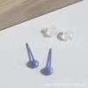 Aretes de Cerámica Pura Biológica Color Caramelo Arete de Palito Perforación Corporal Joyería Aretes de Clavo para Hueso de la Oreja Joyería de Perforación Cerámica Completa