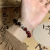 Pulseira de cinábrio Koi pulseira feminina terno pulseira estilo chinês joia ano de nascimento simples de alta aparência novo estilo chinês