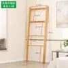 Perchero de pie para dormitorio, uso doméstico, perchero de esquina, almacenamiento, madera maciza, ahorrador de espacio, colgador de esquina simple para ropa y bolsos