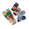 Calcetines de Hombre para Todas las Estaciones con Patos de Dibujos Animados, Conejita de Moda, Comercio Exterior, de Caña Media, Pug, Calcetines de Moda para Hombre, Calcetines de Fabricante Ins de Amazon