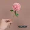 Diente de León Simulado Flor de Crisantemo Bola de un Solo Tallo Flor de Seda Ramo de Plástico Decoración de Boda Muro de Flores El Más Vendido de Amazon Flor Artificial
