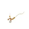 Collar con colgante de calabaza con incrustaciones de circonita y técnica de goteo de aceite para otoño e invierno, sensación de lujo ligero y alta gama, cadena para la clavícula, joyería versátil de nicho para el día a día de las mujeres