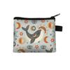 Nova Carteira de Moedas Plana Patchwork de Desenho Animado Porta-Cartões de Moda Infantil Bolsa de Armazenamento Fofa para Alunos do Ensino Fundamental Meninos e Meninas Venda Quente