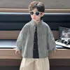 Camisa Rayada para Niños Primavera y Otoño 2026 Nuevo Estilo Versión Coreana para Niños Camisa Guapa Ropa Elegante de Otoño para Bebé Niño Top
