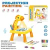 Mesa de Pintura Proyectora Inteligente Transfronteriza para Niños con Luz y Música, Mesa de Dibujo para Aprender Graffiti y Escritura DIY, Juguetes al por Mayor