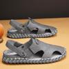 Sandalias de Nuevo Estilo Primavera 2026, Zapatos de Playa para Hombre Talla Grande, Zapatos Transpirables Cerrados de Suela Suave de Moda para Hombre