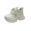 Zapatos Deportivos Casuales de Malla Transpirable con Suela Gruesa para Aumentar la Altura, Versátiles, de Comercio Exterior, Nuevos para Verano y Otoño, para Personas Bajas