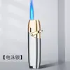 Isqueiro Mini à Prova de Vento Criativo com Logotipo a Laser Isqueiro à Prova de Vento Publicitário Isqueiro de Jato Direto com Braço Basculante Modelo Novo