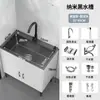 Fregadero de Cocina de Acero Inoxidable con Gabinete Integrado, Fregadero para Lavar Platos para Viviendas de Alquiler, Gabinete Sencillo de Madera Maciza con Fregadero Simple o Doble