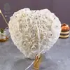 Adornos de Boda Estilo Western Clásico, Cojín de Anillo en Forma de Corazón de Espuma, Caja para Anillos, Varios Productos de Boda, Los Fabricantes Pueden Proporcionar Muestras desde la Fábrica
