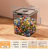 Caixa de Armazenamento para Uso em Casa e no Carro, para Roupas, Brinquedos, Lanches, Blocos de Lego Infantis, Bichos de Pelúcia, com Tampa para Organizar