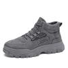 Otoño Nuevo Botas Martin para Hombre Zapatilla Versátil Aumento de Altura Zapatos para Hombre Zapatillas Ropa de Trabajo Zapatos Casuales para Hombre Zapatos con Aumento de Altura