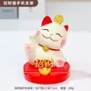 Soporte para Teléfono Gato de la Suerte de Dibujos Animados, Soporte para Tableta y Teléfono Gatito Estilo Chino, Pequeño Adorno Atractor de Fortuna, Regalo de Vacaciones
