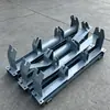 Soporte de rodillos con rodillo amortiguador soporte de rodillos para punto de caída de material posición de recepción soporte de rodillos