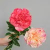 Arreglo Floral de Peonías Multicapa con Sensación de Lujo para Sala de Estar del Hogar, Bodas, Arte Floral de Hotel y Peonías Hidratantes