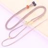 Colgante de estilo étnico francés antiguo con gema incrustada, accesorios DIY, colgante, collar de cuentas, accesorios de oro arenado, cuerda tejida al por mayor