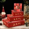 Nueva caja de regalo de Navidad tapa bufanda grande taza térmica caja de regalo Nochebuena Caja de embalaje de manzana en stock