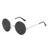 Gafas de Sol Redondas Vintage Gafas Shanghai Prince para Hombres y Mujeres Gafas Color Reflectante Boda Gafas para Padrino