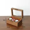 En Stock Piel con Textura de Madera Almohada Suave Caja de Almacenamiento para Relojes a Prueba de Polvo con Tapa Caja de Colección de Relojes Caja de Almacenamiento para Pulseras y Joyas