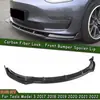 Adecuado para Tesla Model 3 Spoiler Frontal de Tres Secciones Labio Frontal Deportivo Modificación Exterior Kit de Carrocería Pequeño Accesorios Tesla