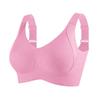 Sutiã Feminino Fino Ajustável para Seios Grandes, Respirável, Sem Costura, Suporte Lateral, Anti-Queda, Tamanho Grande, Comércio Exterior Transfronteiriço