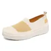 Zapatos de Mujer 2026 Verano Nuevos Transpirables Antideslizantes Resistentes al Desgaste Bloque de Color Zapatos Planos Suela Suave Slip-on Zapatos de Mujer Verano Transpirables