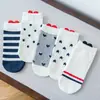 Novas meias de barco invisíveis fofas de menina japonesa com salto amor algodão moda meias de estudante fabricantes atacado