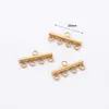 Colgante de Conexión Porosa de Acero Inoxidable, Varilla de Cierre Rápido, Conexión de Anillo de Soldadura, Collar, Hebilla de Pulsera, Accesorios para Joyería Hecha a Mano DIY