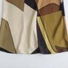 Estilo Europeo y Americano Primavera 2024 Nuevo Vestido de Mujer Estampado Pulóver Cuello Redondo Sin Mangas Plisado Falda Larga Textura de Satén de Seda