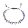 Pulsera de Piedra Ojo de Tigre Irregular Europea y Americana Transfronteriza, Pulsera Tejida Ajustable de Perlas de Piedra Natural Simple y Elegante