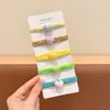 Lindos y Hermosos Scrunchies Infantiles para Niñas 2026 Nuevas Cuerdas para el Cabello de Color Dopamina Alta Elasticidad Accesorios para el Cabello No Dañinos