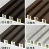 Rejilla de Fibra de Bambú para Interiores Diseño Gran Muralla, Rejilla Tridimensional Cóncava-Convexa de Madera-Plástico, Decoración para Hogar de Hotel, Ensamblaje para Toda la Casa, Suministro Directo de Fábrica