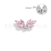 F136 Aleación de Titanio Alas de Ángel Roscado Interno Aretes para Lóbulo Aretes para Cartílago de la Oreja Labret Joyería para Piercings Accesorios Pendientes