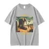 Camiseta Engraçada Meme Lirili Larila Elefante com Sandálias Amante