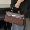 E-commerce Transfronteiriço Bolsa Pequena Manual Fosca Nova Feminina de Alto Valor Retrô para o Dia a Dia Bolsa de Ombro Único Transversal de Grande Capacidade