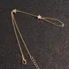 Acessórios de Pulseira de Nicho Criativos e Elegantes Europeus e Americanos para Mulheres Pulseira Escrava da Moda Corrente de Contas de Zircônia Cúbica Pulseira de Dedo