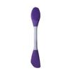 Brocha de Silicona Multifuncional de Doble Cabeza Brocha de Maquillaje Limpieza Facial Masaje Limpiador Mascarilla de Barro Especial Cabeza Suave Espumosa