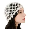Pañuelo tejido para mujer con estilo bohemio, perlas, diseño calado, estilo étnico vintage con lentejuelas y flecos