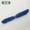 Corda de algodão colorida de 3-4 mm para acessórios de pulseira DIY, corda de algodão fiada no núcleo artesanal, corda para tapeçaria e fio de algodão para amarração